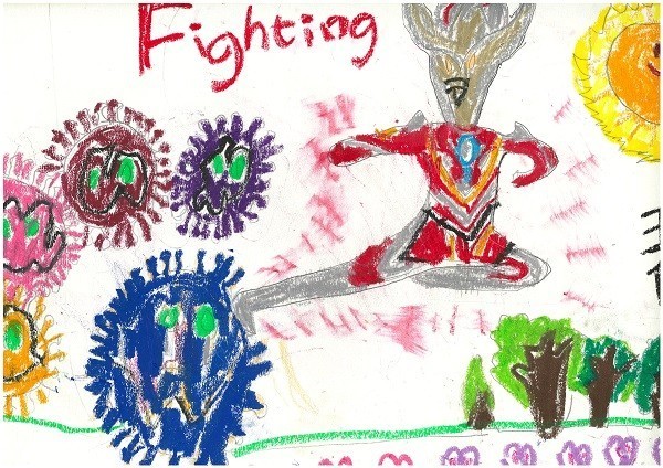 风险管理部 李彦 子女:王俊皓 男 4岁《我心中的抗疫英雄》.jpg