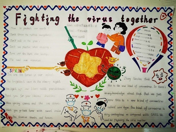 成都分公司 田霖 子女:杨玥霖 女 10岁 《一起对抗病毒 》.jpg